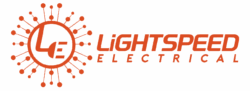 lightspeed electrical orange logo