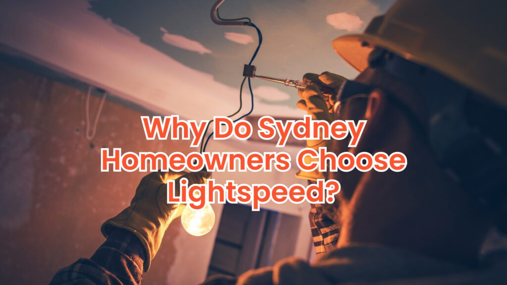 Residential electrician in Sydney delivering electrical services including lighting, power point upgrades, and safety inspections for homes.