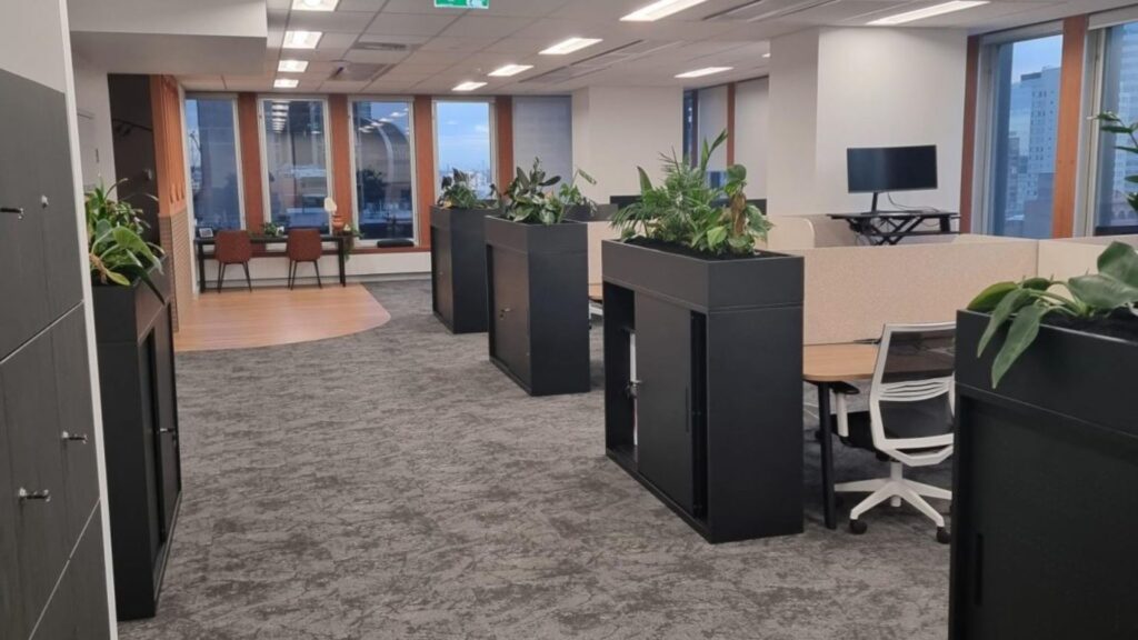 Commercial electrician services for modern office spaces in Sydney, featuring professional lighting, power setup, and compliant electrical installation.