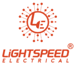 Lightspeed Electrical Registered Trademark Company Logo.